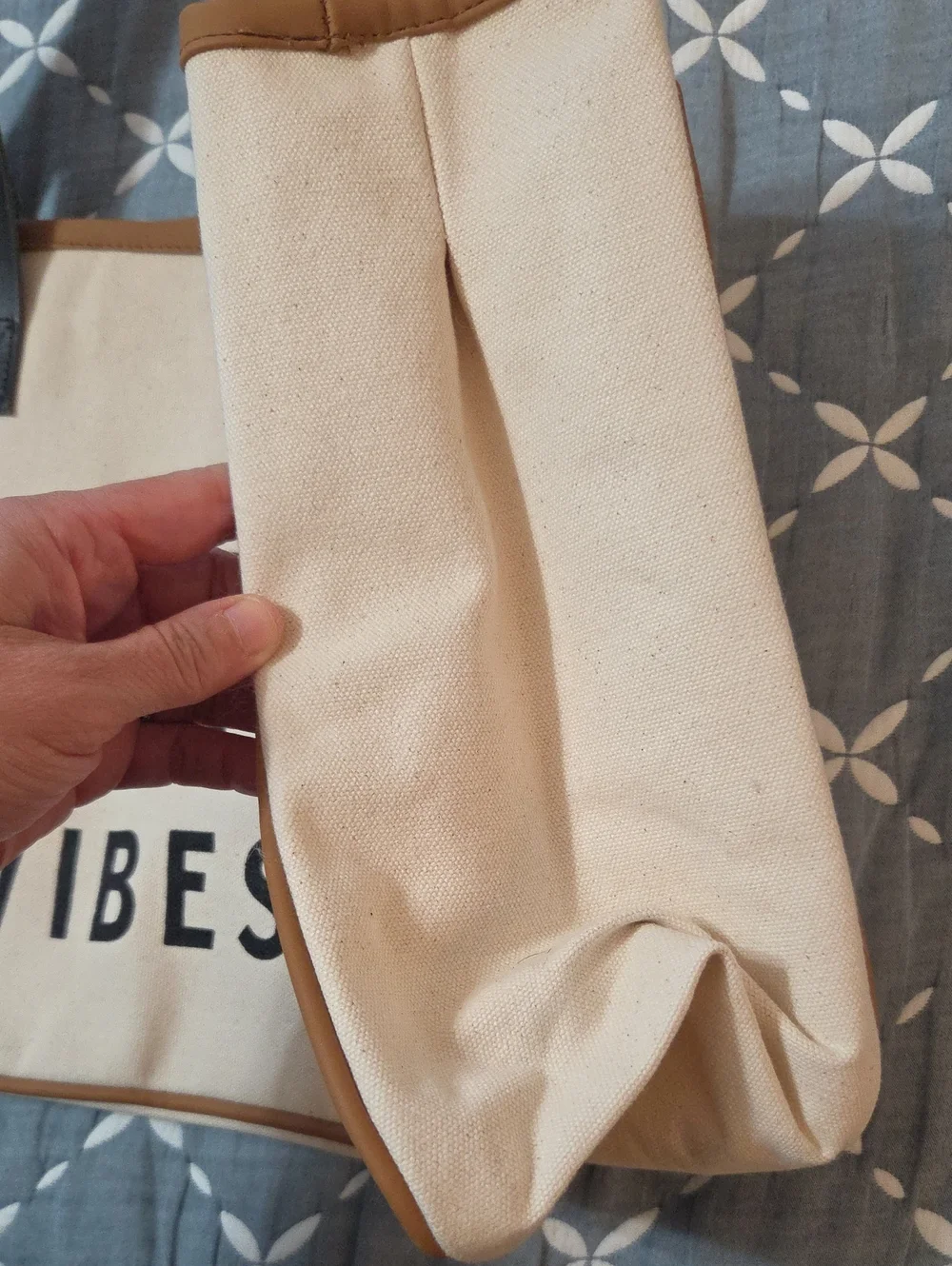 Weekend Vibes Canvas Tote Beach Bag
